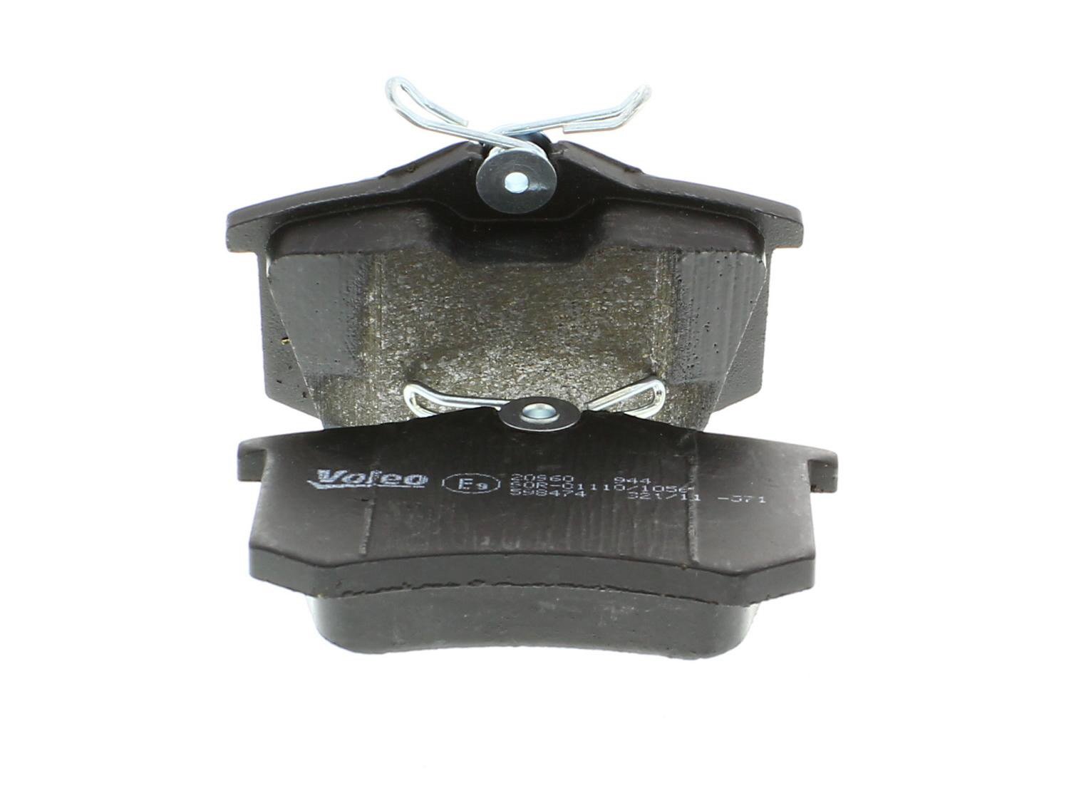 Jeu de 4 plaquettes de frein VALEO 598474