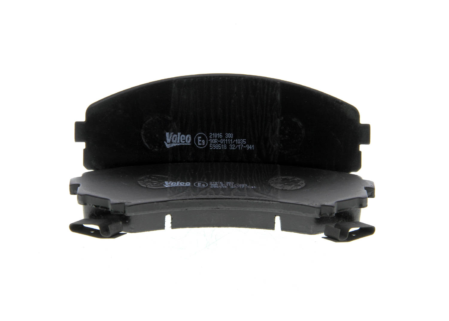 Jeu de 4 plaquettes de frein VALEO 598518