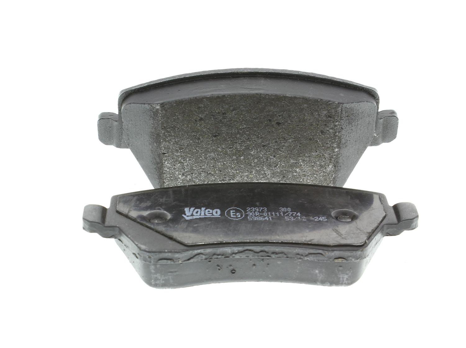 Jeu de 4 plaquettes de frein VALEO 598641