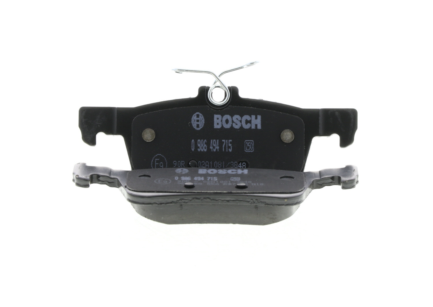 Jeu de 4 plaquettes de frein BOSCH 0 986 494 715