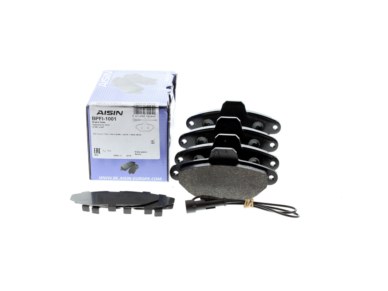 Jeu de 4 plaquettes de frein AISIN ref. BPFI-1001