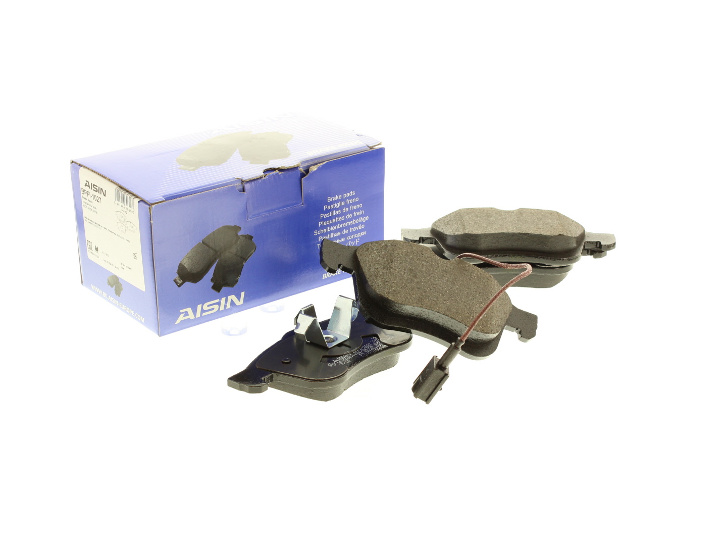 Jeu de 4 plaquettes de frein AISIN ref. BPFI-1027