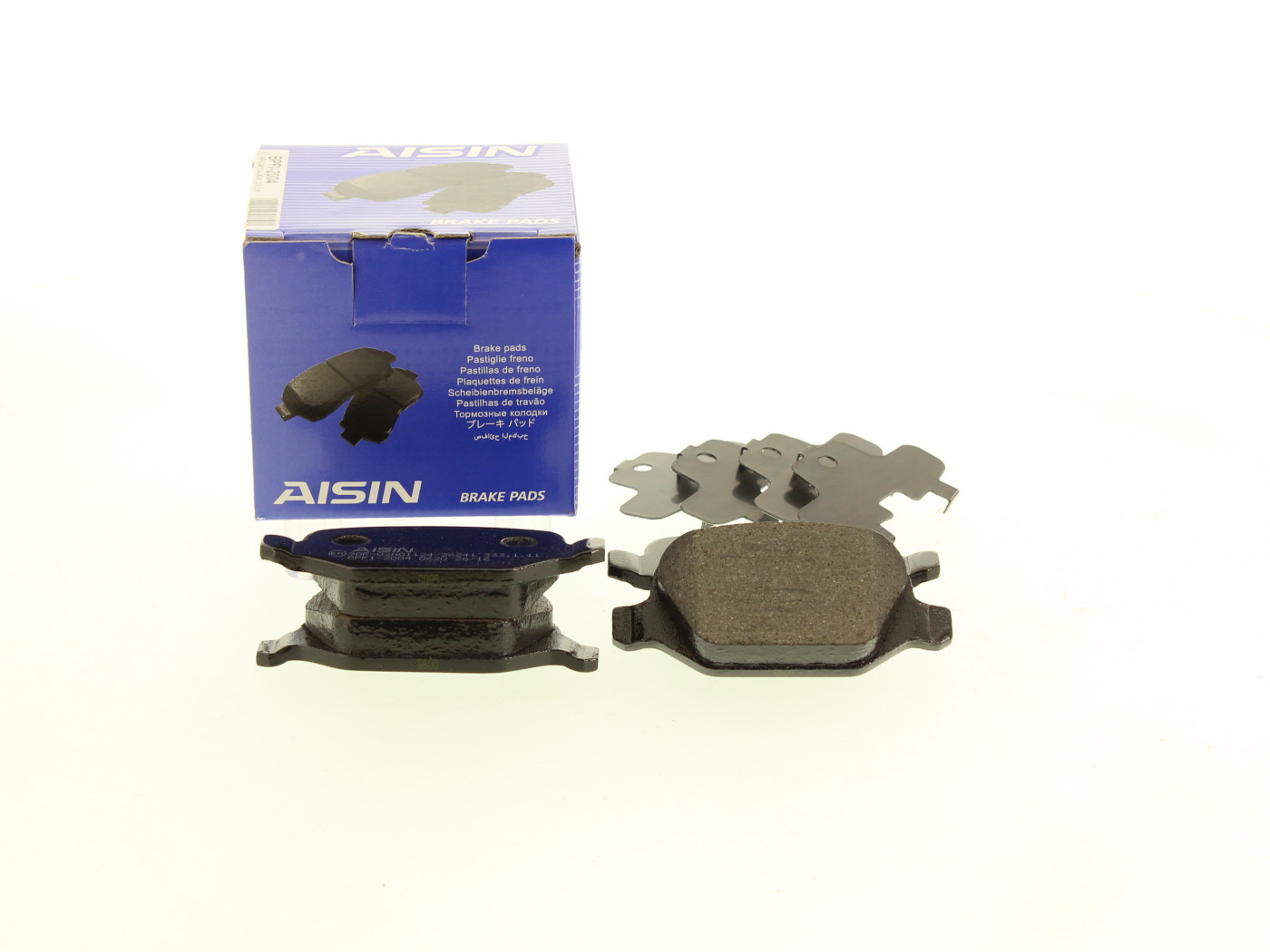 Jeu de 4 plaquettes de frein AISIN ref. BPFI-2004