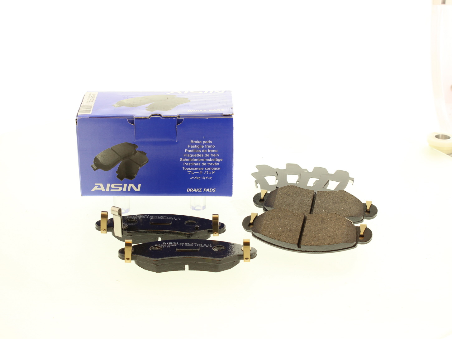 Jeu de 4 plaquettes de frein AISIN ref. BPOP-1009