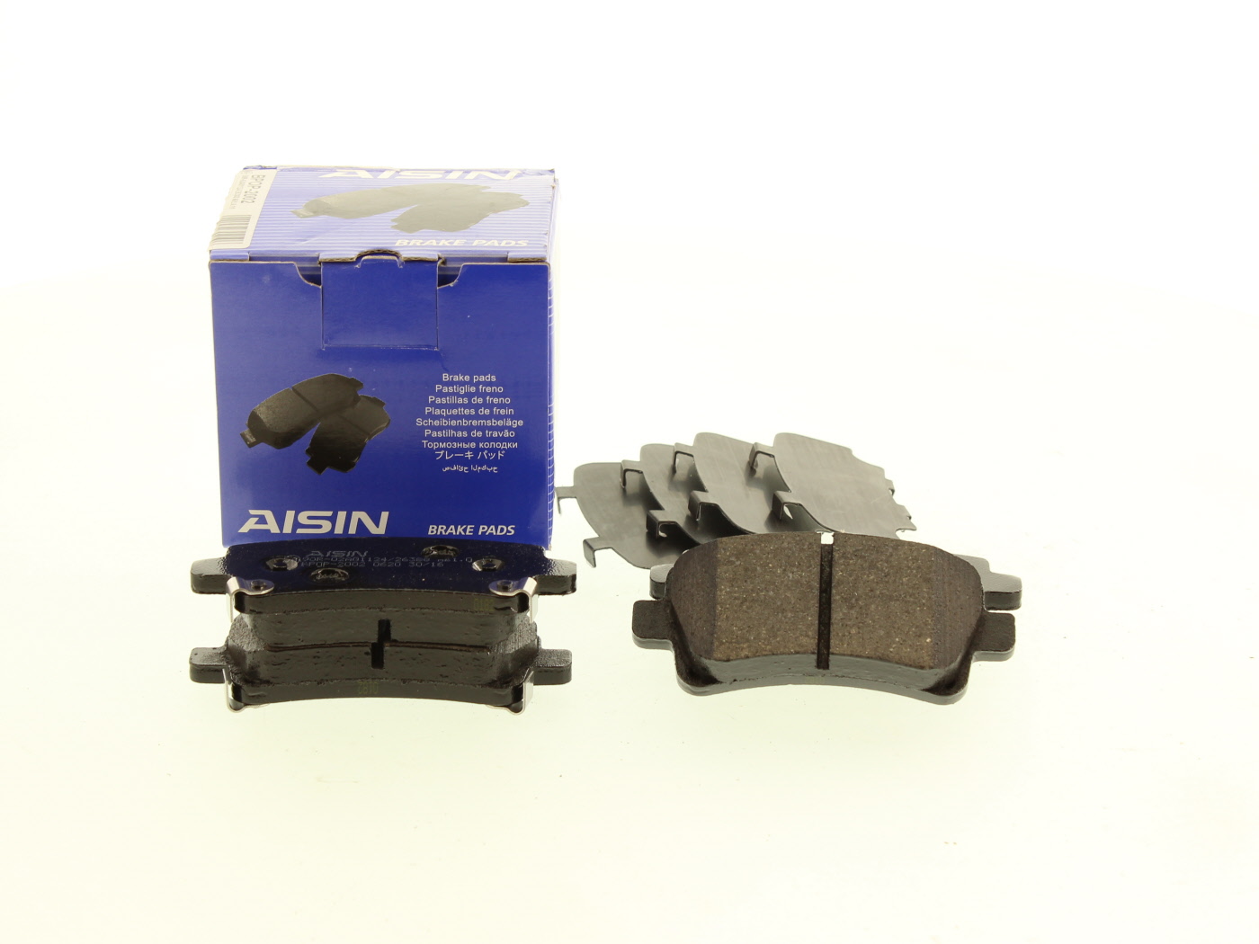 Jeu de 4 plaquettes de frein AISIN ref. BPOP-2002