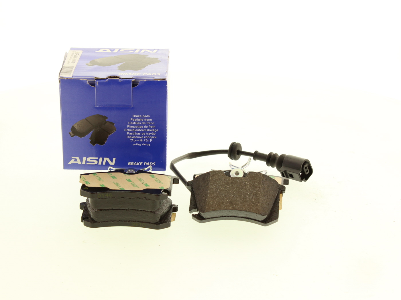 Jeu de 4 plaquettes de frein AISIN ref. BPVW-2004