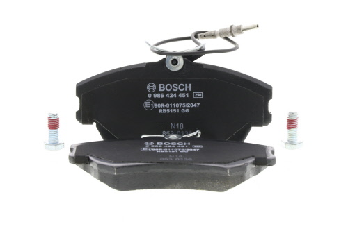 Jogo de 4 pastilhas de travão BOSCH ref. 0 986 424 451