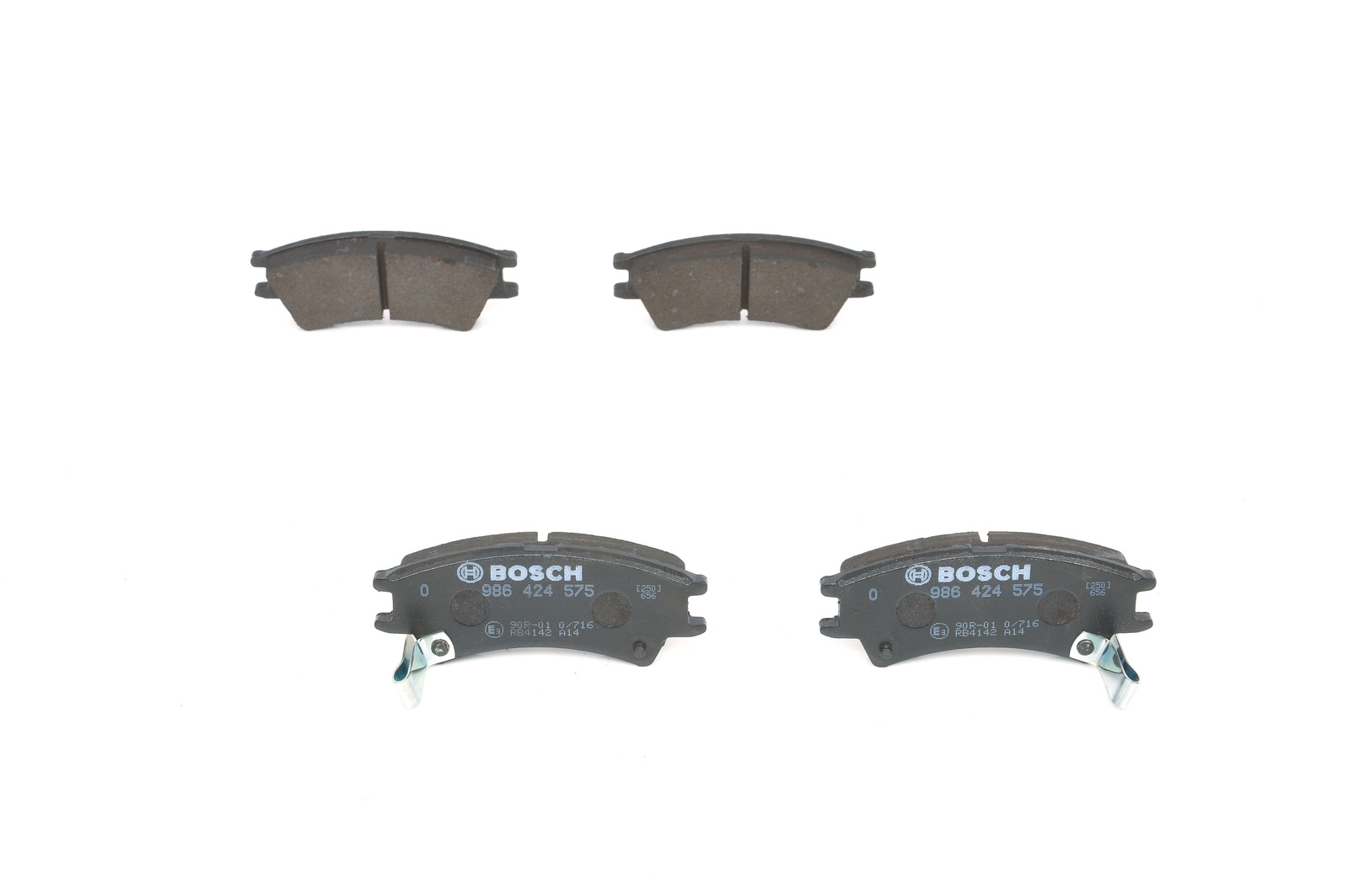 Jeu de 4 plaquettes de frein BOSCH ref. 0 986 424 575