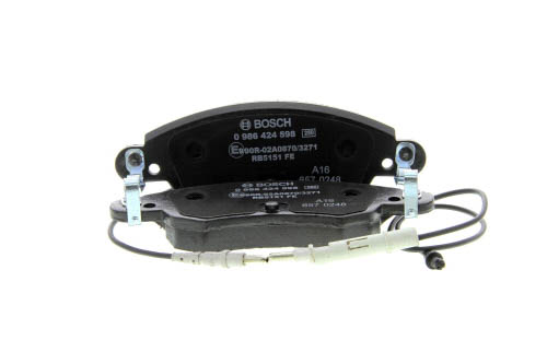 Jeu de 4 plaquettes de frein BOSCH ref. 0 986 424 598