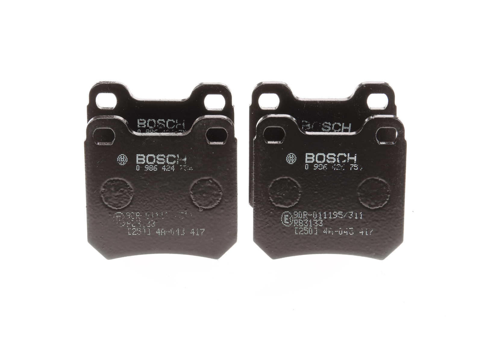 Jogo de 4 pastilhas de travão BOSCH ref. 0 986 424 754