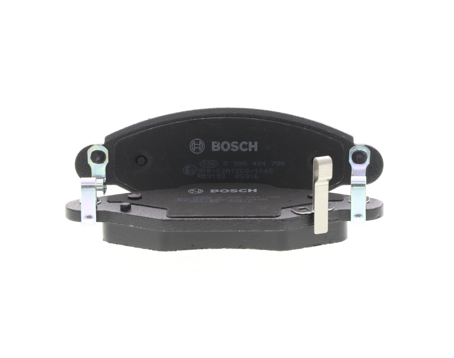 Jeu de 4 plaquettes de frein BOSCH 0 986 424 788
