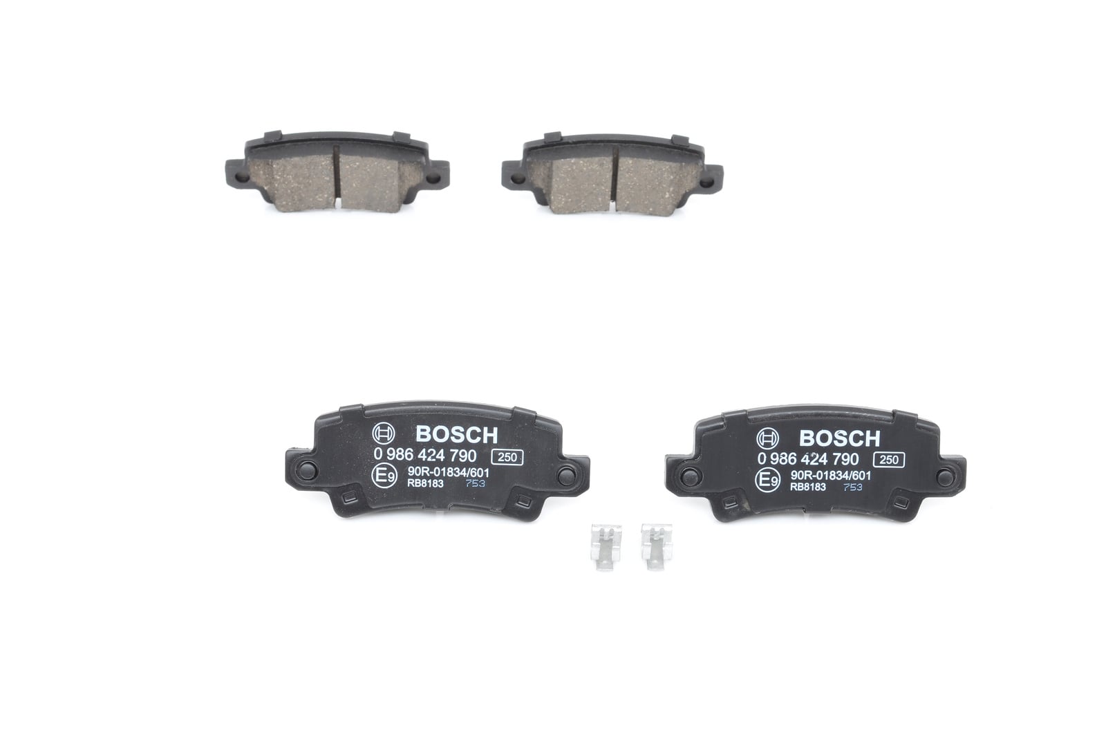 Jeu de 4 plaquettes de frein BOSCH ref. 0 986 424 790