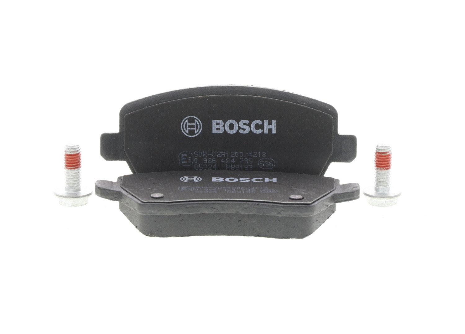 Jeu de 4 plaquettes de frein BOSCH 0 986 424 795