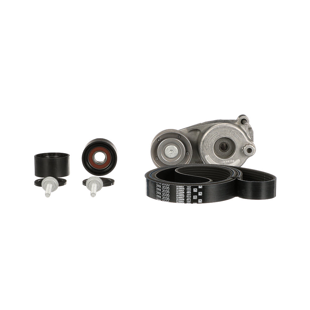 Pompe à eau+Jeu de courroie trapézoïdale à nervures (Pompe à eau et courroie accessoires) GATES KP17PK2035-1