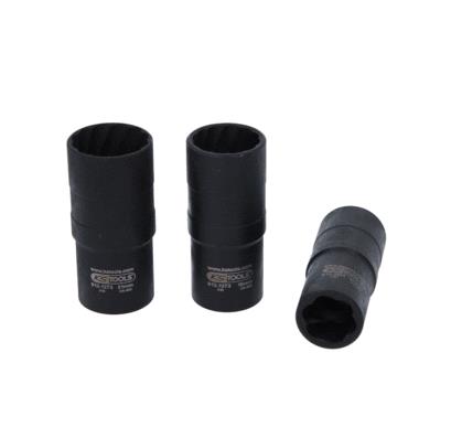 Coffret de douilles 1/2 extraction goujons roues antivol KS TOOLS ref. 913.1270