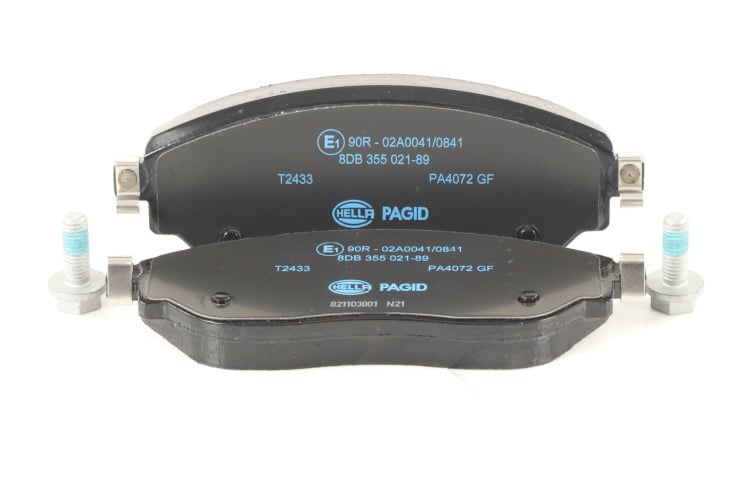 Jeu de 4 plaquettes de frein HELLA ref. 8DB 355 021-891