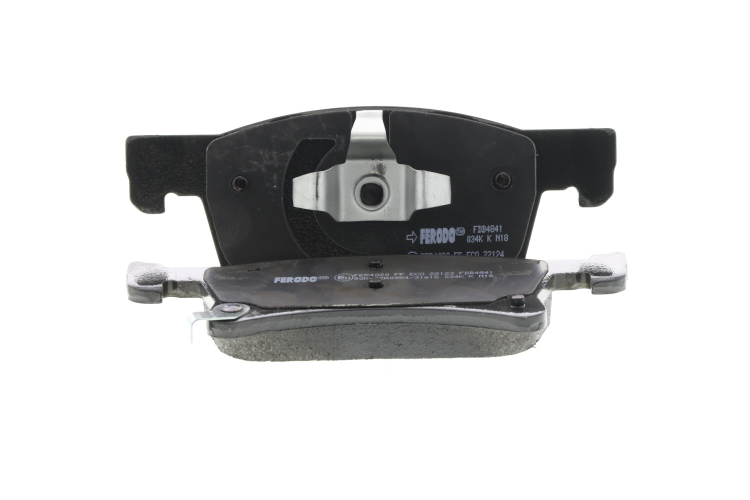 Jeu de 4 plaquettes de frein FERODO FDB4841