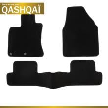 couleur RHD NOIR ROUGE Tapis de sol de voiture pour Nissan Qashqai