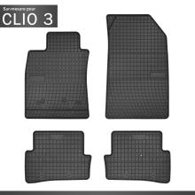 Tapis pour Clio 4 caoutchouc et textile