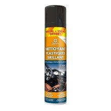 Fait Briller Carplan Auto Pratic Nettoyant Plastiques 400ml - Nettoie Et Parfume L'habitacle - Odeur De Voiture Neuve Brillant Protecteur 400ml