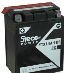 Steco Powersports YTX14AH-BS