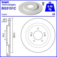 DELPHI BG5151C