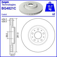 DELPHI BG4821C