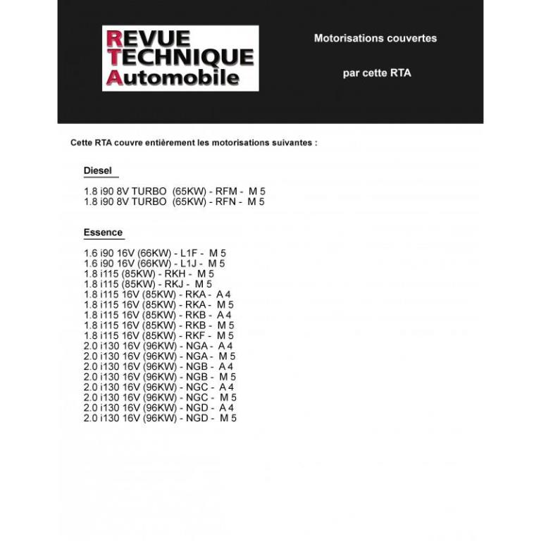 Revue technique auto (Rta) ETAI RTA 723.3 FORD MONDEO E&D&TD (93-97) - ref. 12940