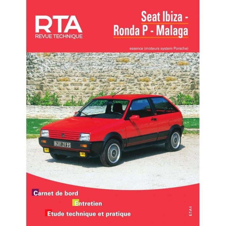 Revue technique auto (Rta) ETAI RTA 473.3 SEAT IBIZA RONDA & MALAGA ESSENCE 84-89 - ref. 13913