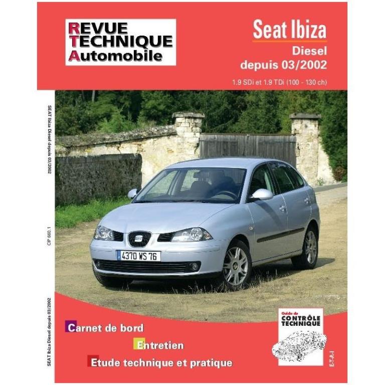 Revue technique auto (Rta) ETAI RTA 660.1 SEAT IBIZA DIESEL - ref. 19857