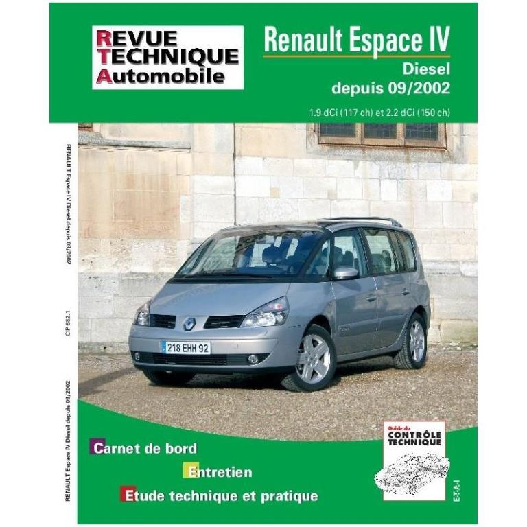 Renault Espace revue technique automobile Pare-brise Vitrage