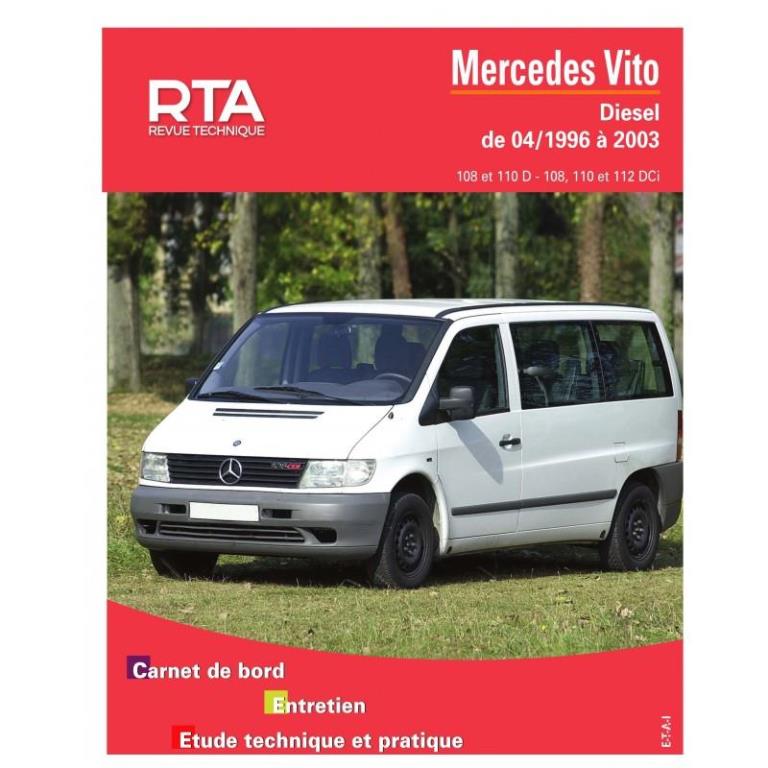 Revue technique auto (Rta) ETAI TAP N° 421.1 MERCEDES VITO (04/96--->2003) - ref. 20203