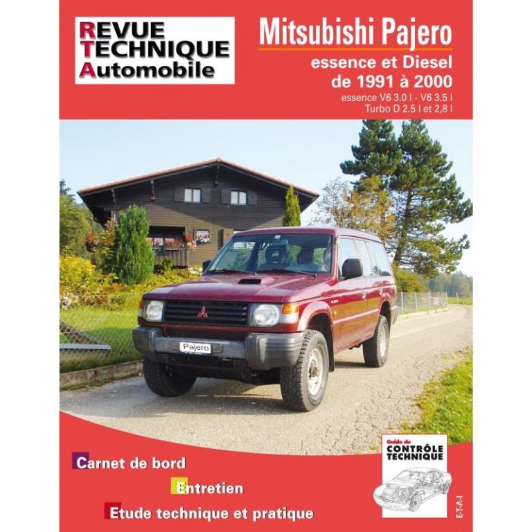 Revue technique auto (Rta) ETAI TAP N° 387 MITSUBISHI PAJERO (91 à 2000) - ref. 20204