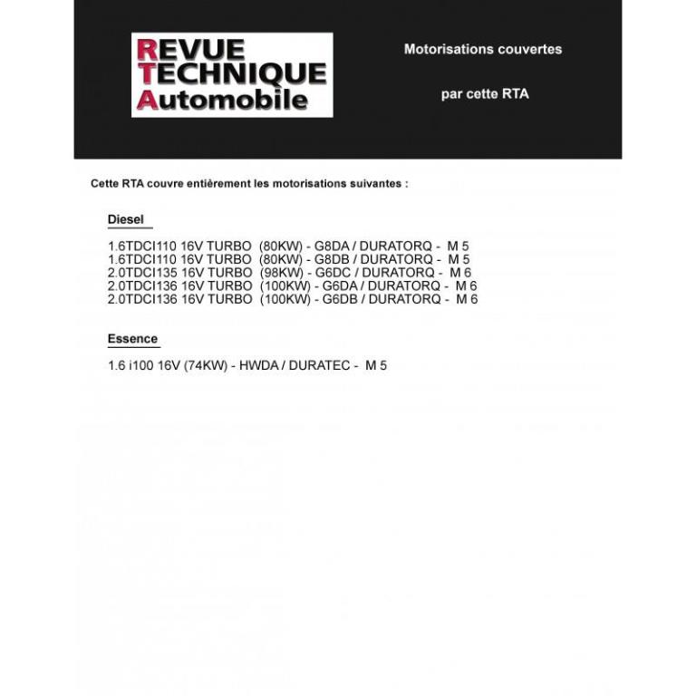 Revue technique auto (Rta) ETAI RTA 687.1 FORD FOCUS C-MAX DIESEL DEPUIS 09/2003 - ref. 20707