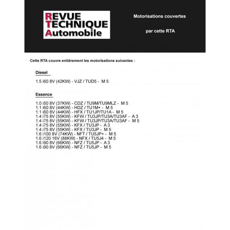 Revue technique auto (Rta) ETAI RTA 106.1 CITROEN SAXO ESSENCE ET DIESEL (96->F.FAB) - ref. 22896