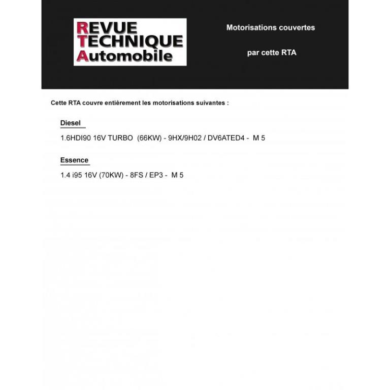 Revue technique auto (Rta) ETAI RTA B745 C3 PICASSO 1.4VTI+1.6HDI DEPUIS 02/2009 - ref. 23661