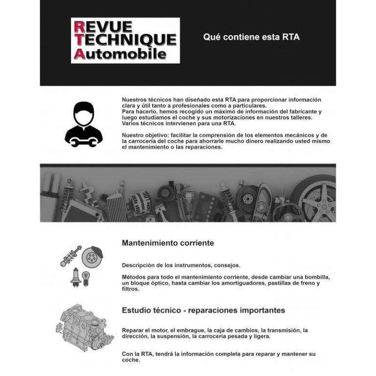 Revue technique auto (Rta) ETAI Documentación técnica RTA 53 TOYOTA RAV4 I (1994 -2000) - ref. 25149