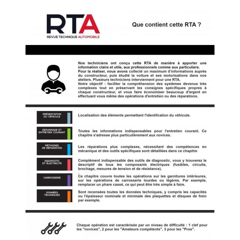 Revue technique auto (Rta) ETAI RTA 823 OPEL CORSA V 1.4i depuis 2014 - ref. 27203