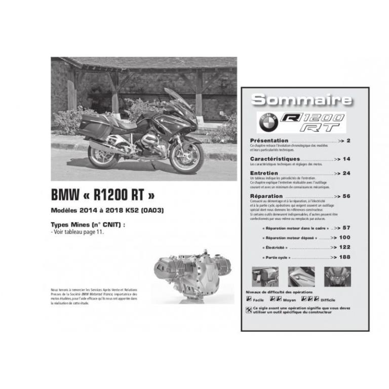 Revue technique moto ETAI RMT 190 BMW R1200 RT (2014 à 2018) - ref. 27215