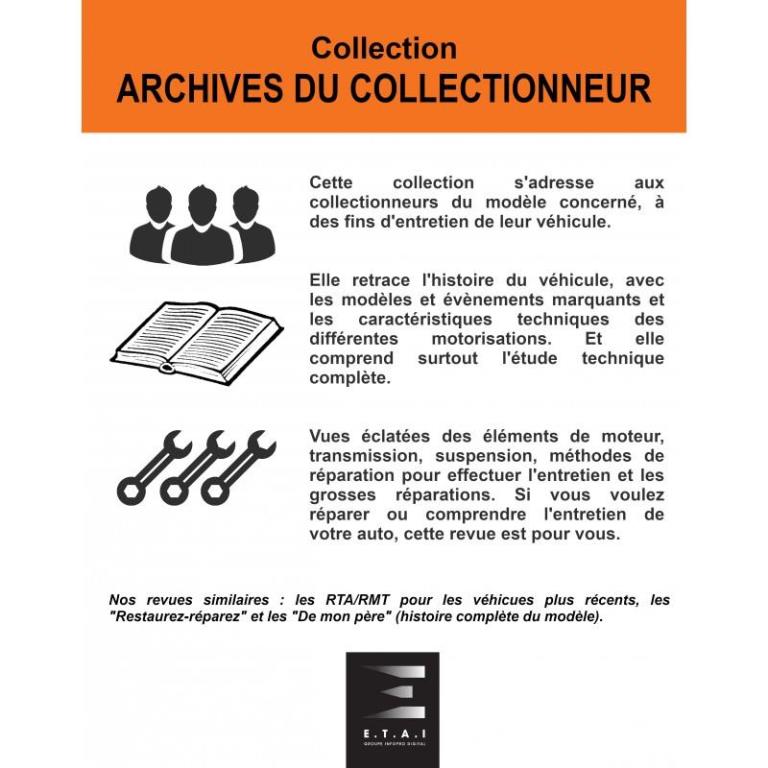 Archives du collectionneur ETAI PEUGEOT 403 (1955/1966) N° 21 - ref. 5221