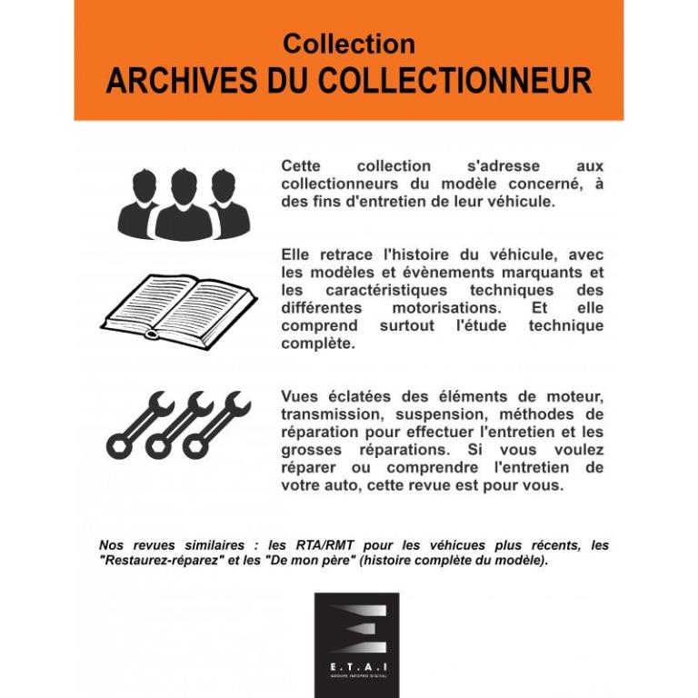 Archives du collectionneur ETAI CITROEN DS 19-ID 19 - ref. 8906