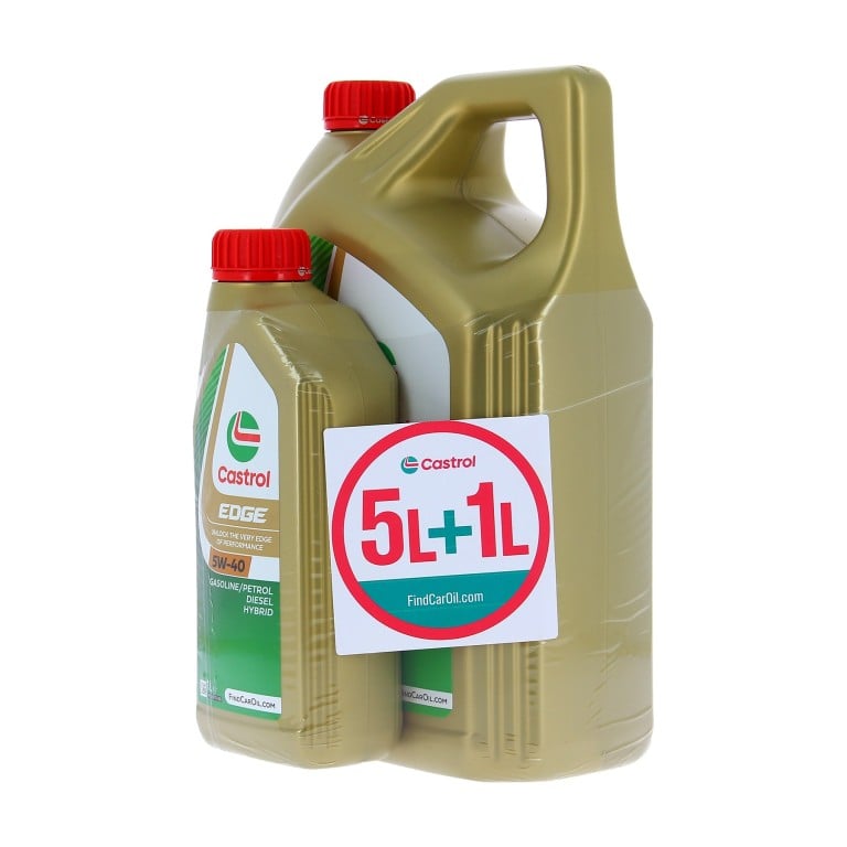 Huile moteur CASTROL CASTROL EDGE 5W-40 5+1L - ref. 15F7D8