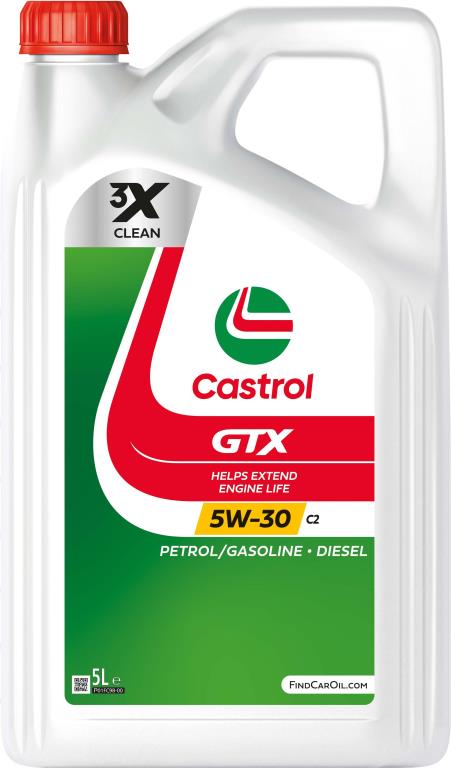 Aceite de motor (Aceite motor) CASTROL CASTROL GTX 5W-30 C2 5L - ref. 15F67F