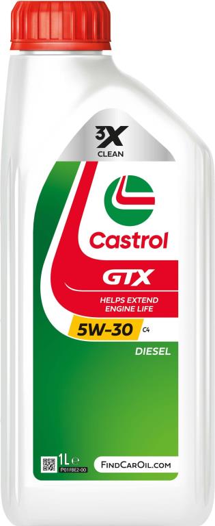 Huile moteur CASTROL CASTROL GTX 5W-30 C4 1L - ref. 15F64C