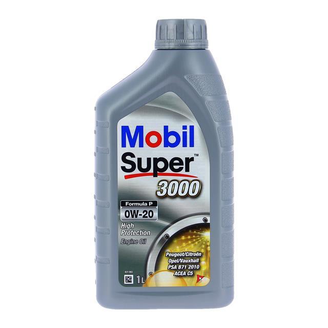 Óleo motor MOBIL MOBIL S3000 0W20 Formula-P 1L - ref. 157515
