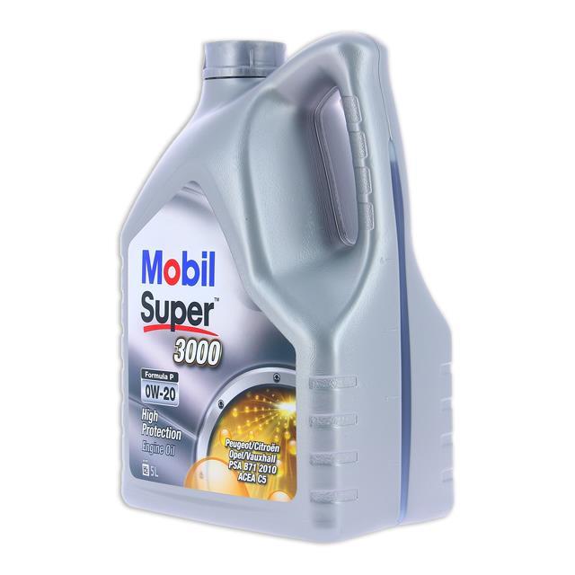 Huile moteur MOBIL MOBIL S3000 0W20 Formula-P 5L - ref. 157517