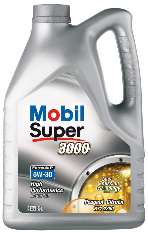 Huile moteur MOBIL SUPER 3000 FORMULA P 5W-30 5L - ref. 151197