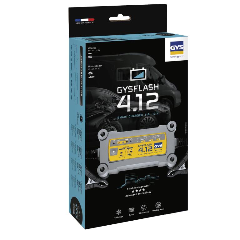 Cargador de batería GYS GYSFLASH 4.12 - ref. 029422