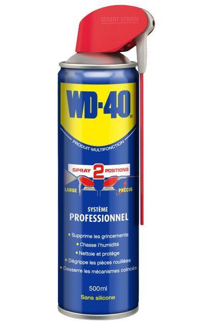 Dégrippant-Lubrifiant WD40 Produit Multifonction WD-40 Système  Professionnel 500 ml - ref. 33034 au meilleur prix - Oscaro