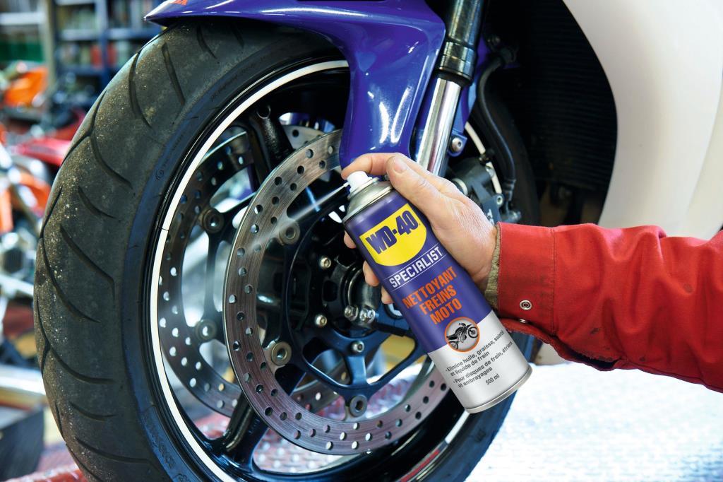 Nettoyant chaîne WD40 Nettoyant Freins WD-40 Specialist Moto 500 ml - ref. 33061/46